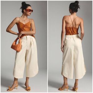 Anthropologie X Mare Mare Curved Hem Chino Pant Size Small